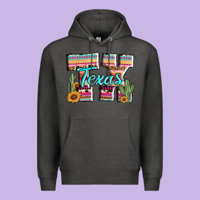 Texas Tx Aztec Cactus Leopard Premium Hoodie Designed By Adodesignshop
