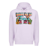 Lilac texas tx aztec cactus leopard Premium Hoodie - AdoDesignShop