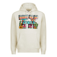 Oatmeal Heather texas tx aztec cactus leopard Premium Hoodie - AdoDesignShop