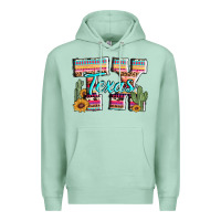 Seafoam texas tx aztec cactus leopard Premium Hoodie - AdoDesignShop