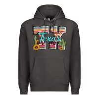 Smoke texas tx aztec cactus leopard Premium Hoodie - AdoDesignShop