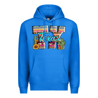 True Royal texas tx aztec cactus leopard Premium Hoodie - AdoDesignShop
