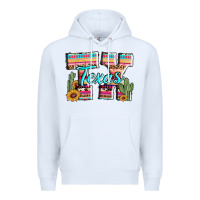 White texas tx aztec cactus leopard Premium Hoodie - AdoDesignShop