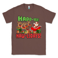 Chestnut happ yee haw lidays Classic Tee - MaliasSmallBusiness