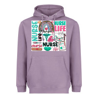 Lavender nurse life Heavyweight Hoodie - Zillion Design Studio