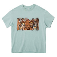 Arona Rodeo Mom Cow Heavy Core Tee - CowhideDigitalArt