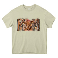 Mossy Rodeo Mom Cow Heavy Core Tee - CowhideDigitalArt