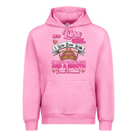 Fuchsia Pink As A Libra Girl I Was Born With My Heart On My Sleeve And A Mouth Urban Hoodie - Jasminsmagicworld