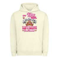 Pigment Pistachio As A Libra Girl I Was Born With My Heart On My Sleeve And A Mouth Urban Hoodie - Jasminsmagicworld