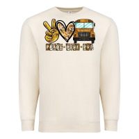 Sandshell peace love bus Premium Sweatshirt - CowhideDigitalArt