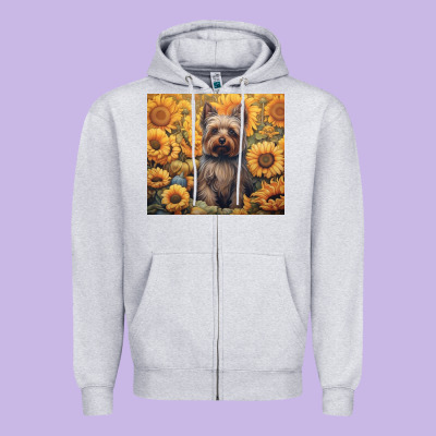 Zipper Hoodie yorkshire terrier