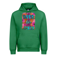 Emerald love like jesus Urban Hoodie - BarkalooDesign