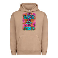 Pigment Burro love like jesus Urban Hoodie - BarkalooDesign