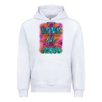 White love like jesus Urban Hoodie - BarkalooDesign