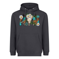 Smoke mom with bull skull Heavyweight Hoodie - texasbilliewilder