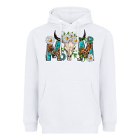 White mom with bull skull Heavyweight Hoodie - texasbilliewilder