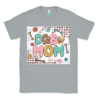 Heather Grey dog mom Classic Tee - MaliasSmallBusiness