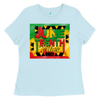 Juneteenth Vibes Only Tumbler Ladies Tee | Teevron