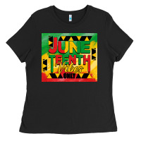Black juneteenth vibes only tumbler Ladies Tee - BarkalooDesign