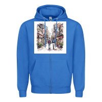 True Royal Japan Street Zipper Hoodie - Unal Design
