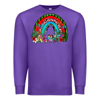 Purple aunt Premium Sweatshirt - SublimationCraftShop