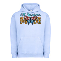 Pigment Grape Ice all american mom american flag butterfly Urban Hoodie - LillyAllenDesigns
