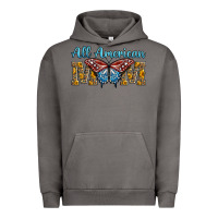 Pigment Tornado all american mom american flag butterfly Urban Hoodie - LillyAllenDesigns