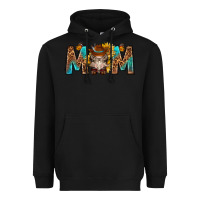 Black mom with bull skull Heavyweight Hoodie - texasbilliewilder