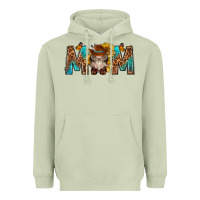 Matcha mom with bull skull Heavyweight Hoodie - texasbilliewilder