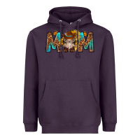 Plum mom with bull skull Heavyweight Hoodie - texasbilliewilder