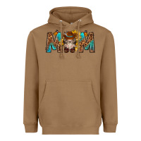 Toasted Coconut mom with bull skull Heavyweight Hoodie - texasbilliewilder