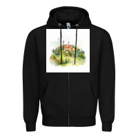 Black Italy Zipper Hoodie - Unal Design