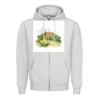 Dove Grey Italy Zipper Hoodie - Unal Design