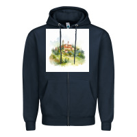 Navy Italy Zipper Hoodie - Unal Design