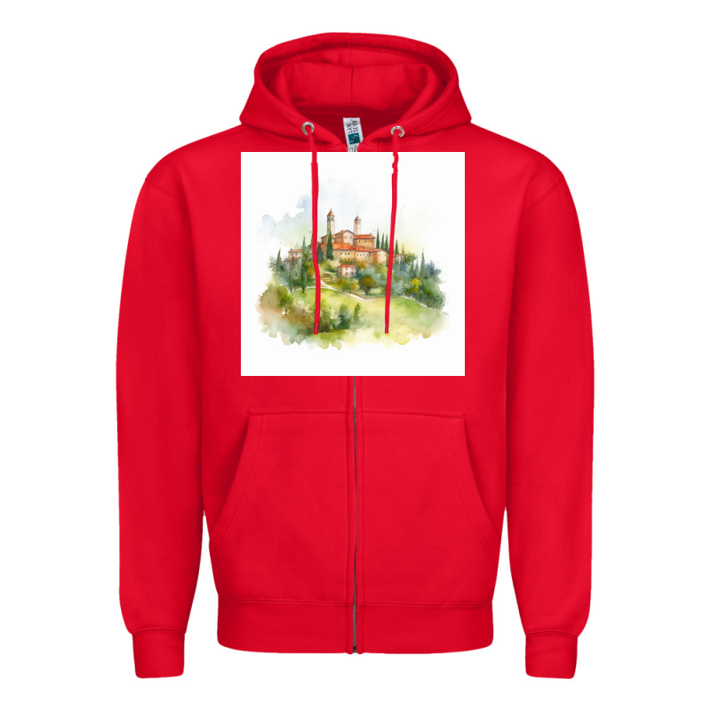 Italy Zipper Hoodie by Unal Design | Teevron