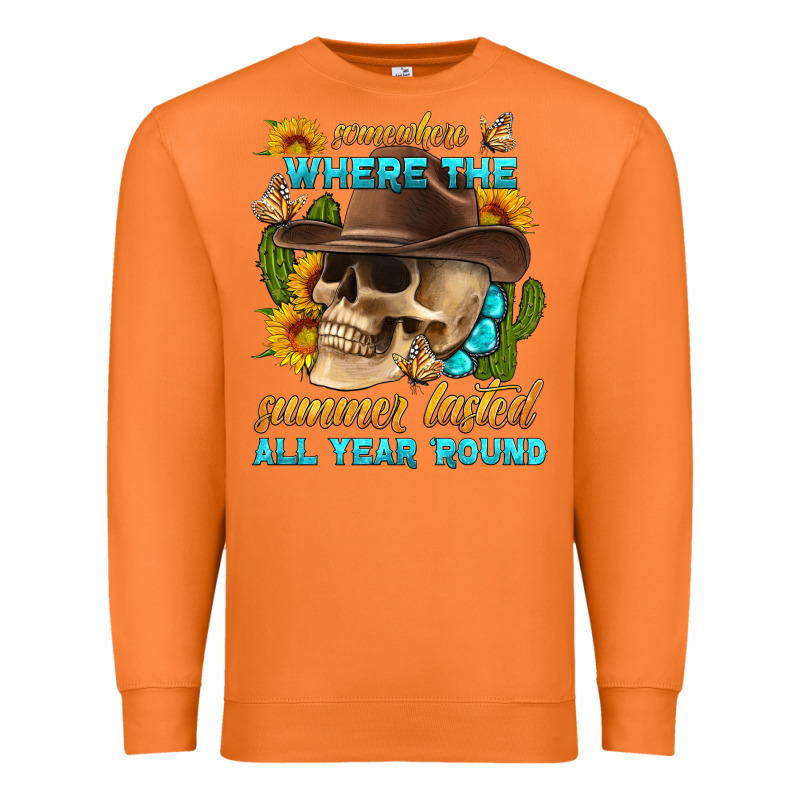 Somewhere Where The Summer Lasted All Year 'round Premium Sweatshirt by HRA Design Shop | Teevron