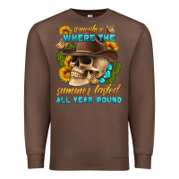 Chestnut somewhere where the summer lasted all year 'round Premium Sweatshirt - HRA Design Shop