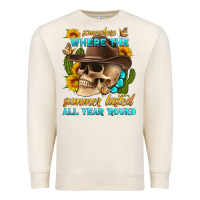Sandshell somewhere where the summer lasted all year 'round Premium Sweatshirt - HRA Design Shop