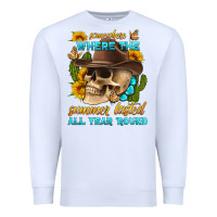 White somewhere where the summer lasted all year 'round Premium Sweatshirt - HRA Design Shop