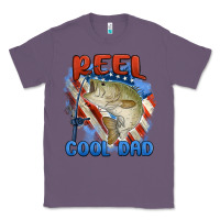Lavender reel cool dad Classic Tee - MaliasSmallBusiness