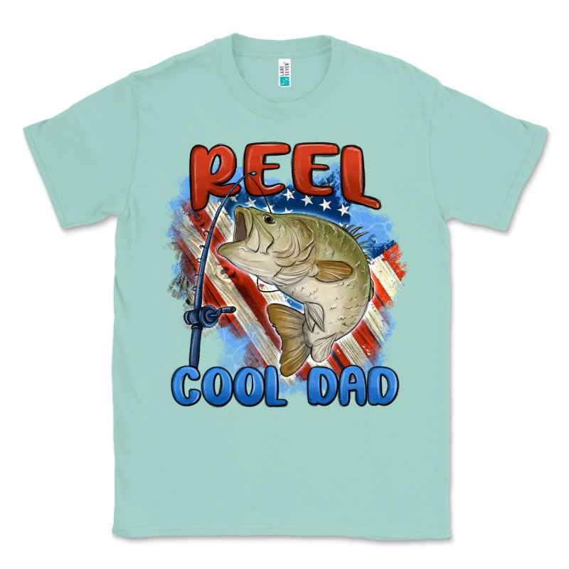 Reel Cool Dad Classic Tee by MaliasSmallBusiness | Teevron