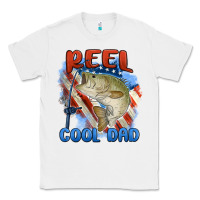 White reel cool dad Classic Tee - MaliasSmallBusiness