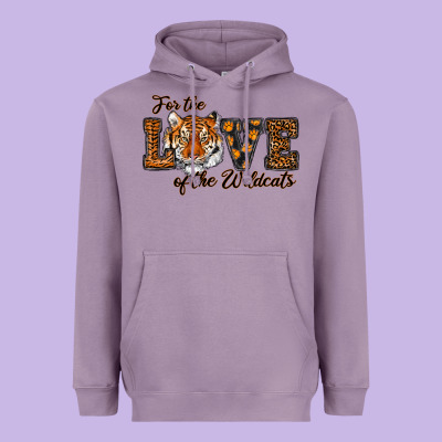 Love Of The Wildcats Heavyweight Hoodie Designed By Ranaportraitstore