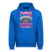 Cobalt As A Sagittarius Girl I Was Born With My Heart On My Sleeve And  Mouth Urban Hoodie - Jasminsmagicworld