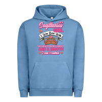 Pigment Pebble Blue As A Sagittarius Girl I Was Born With My Heart On My Sleeve And  Mouth Urban Hoodie - Jasminsmagicworld