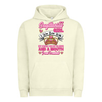 Pigment Pistachio As A Sagittarius Girl I Was Born With My Heart On My Sleeve And  Mouth Urban Hoodie - Jasminsmagicworld
