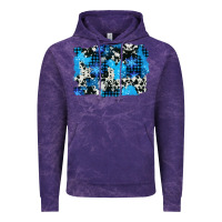 Cloud Purple westerb cowhide winter background Vintage Hoodie - AdoDesignShop