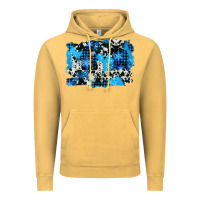 Vintage Mustard westerb cowhide winter background Vintage Hoodie - AdoDesignShop