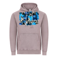 Vintage Zinc westerb cowhide winter background Vintage Hoodie - AdoDesignShop