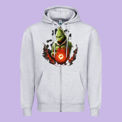 Zipper Hoodie Grinch